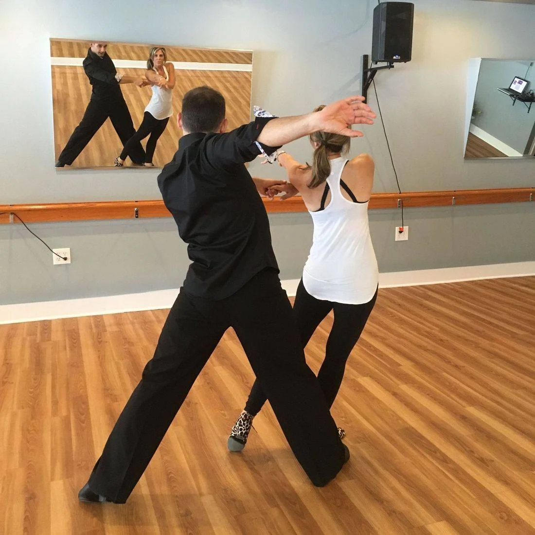 A couple enjoying partner dancing at The Real Ballroom